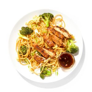 Chicken Spaghetti Pad See Ew - Dinner for the Week